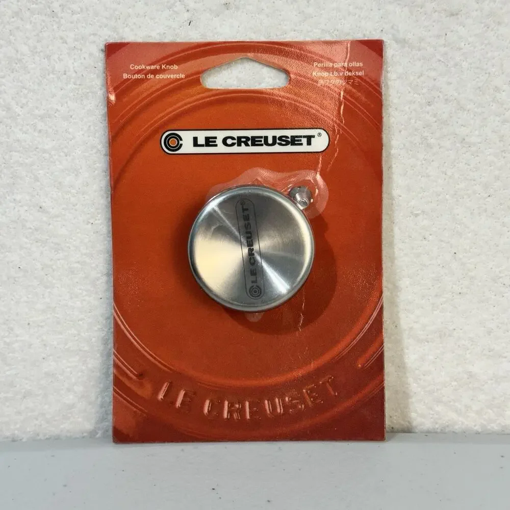 Le Creuset Large Signature Stainless Steel Cookware Knob 2”/5cm Brand New VTG